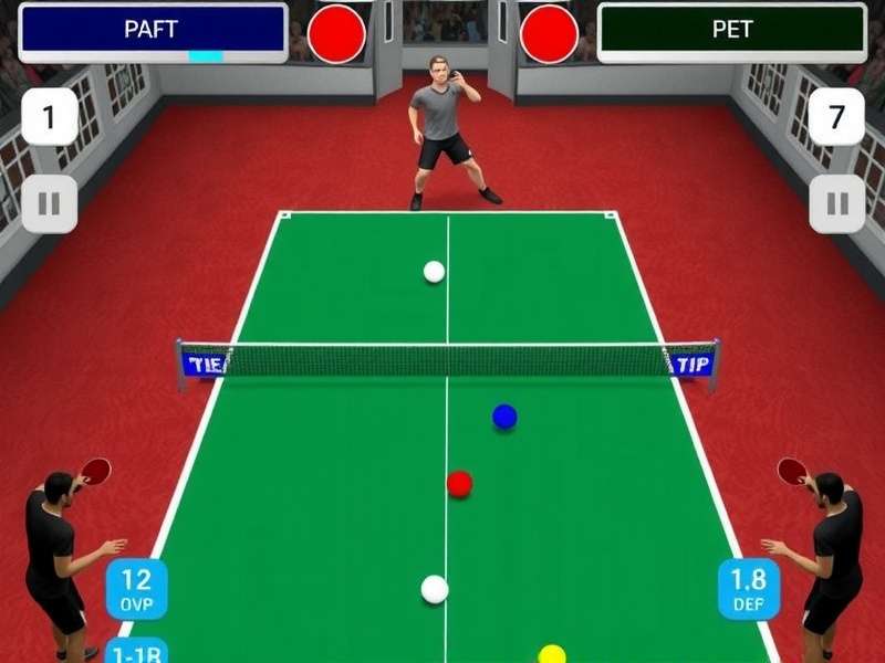 Intense Match in Tactical Table Tennis Pro Tactical Table Tennis Pro Gameplay